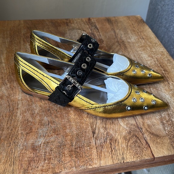 NIB Bottega Veneta Mary Jane Ballet Flats size 39 - Picture 1 of 9